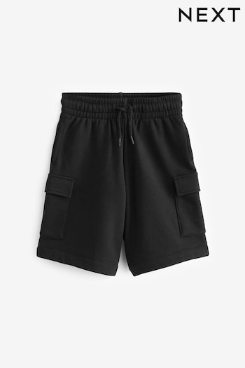 Black 1 Pack Cargo Jersey Shorts (3-16yrs) (420659) | £7 - £11