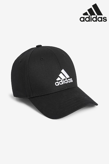 adidas Black Adult Cotton Baseball Cap (420704) | £18