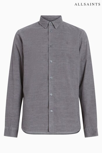 AllSaints Lorella Grey Shirt (420762) | £99