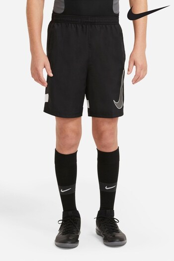 Nike Black/Grey Dri-FIT Academy Colourblock Shorts (420809) | £20