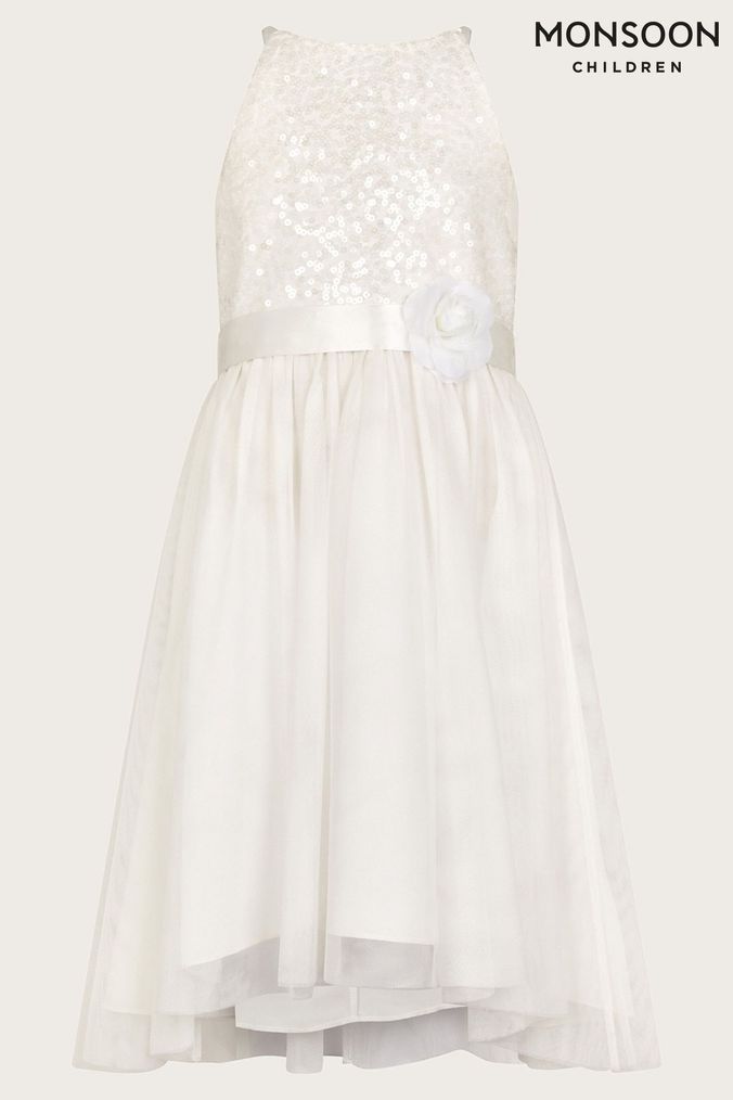 Monsoon charlotte high low dress hotsell