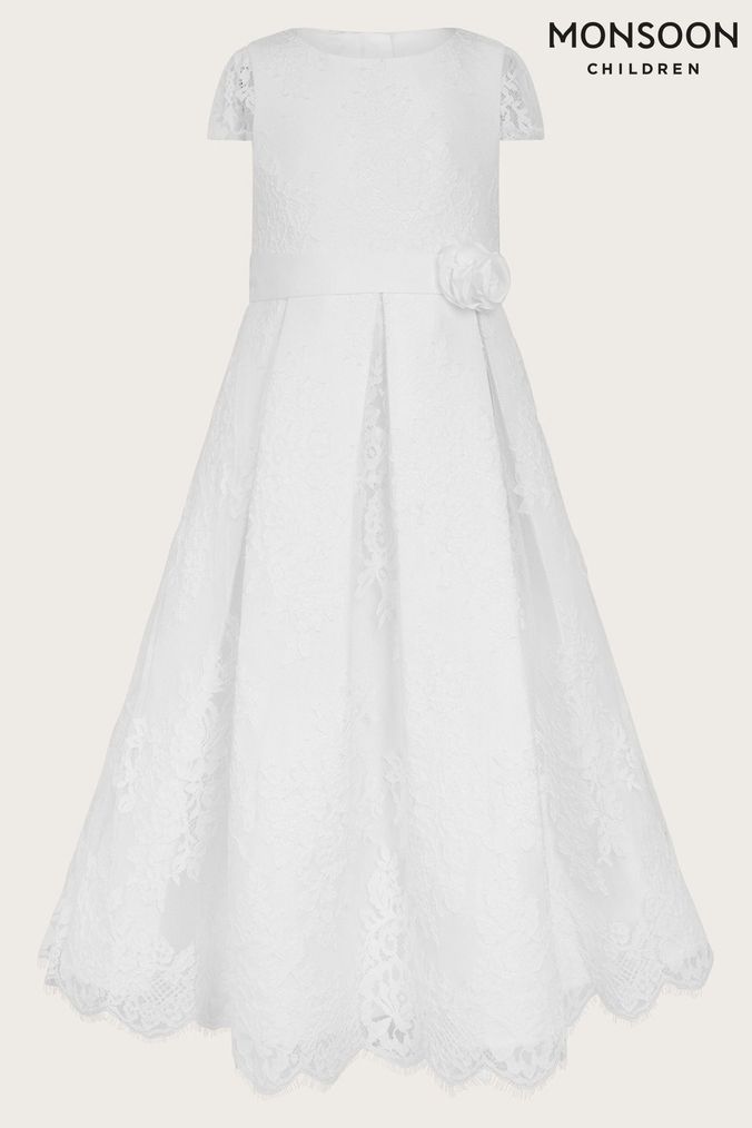 Buy Girls White Lace Dresses Online Next UK