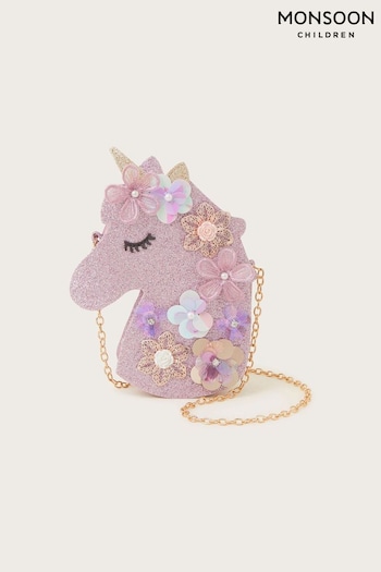 Monsoon Purple Luna Dazzle Unicorn portagioia Bag (421022) | £15