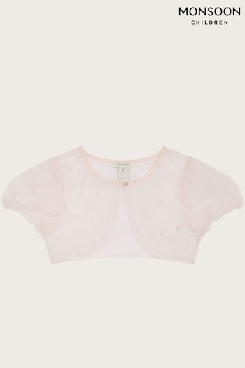 Monsoon Pink 3D Petal Tulle Cover Up (421098) | £30 - £34