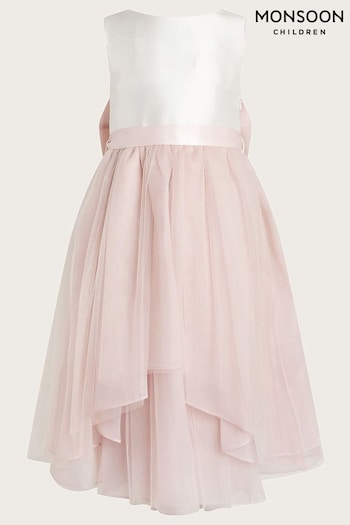 Monsoon Pink Olivia Organza Bridesmaid Dress (421344) | £60 - £70