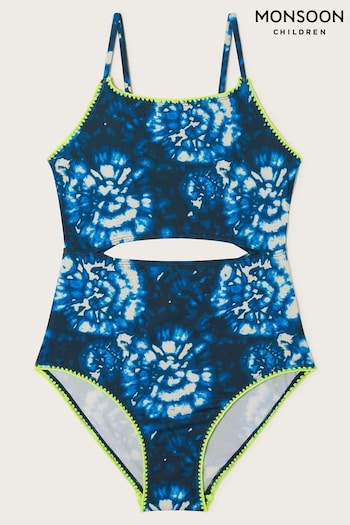 Monsoon Blue Tie Dye Swimsuit (421416) | £24