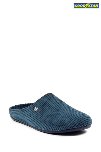 Goodyear Blue Marlow Mule Slippers (421521) | £30