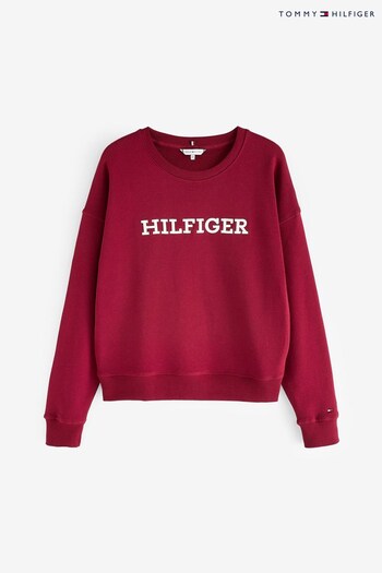 Tommy Tjw Hilfiger Red Monotype Sweatshirt (421924) | £140