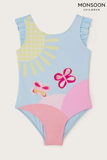 Monsoon Blue Baby Sunshine Swimsuit (421931) | £18 - £20