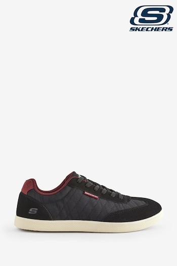 Skechers Black Placer Mens Trainers (422088) | £44