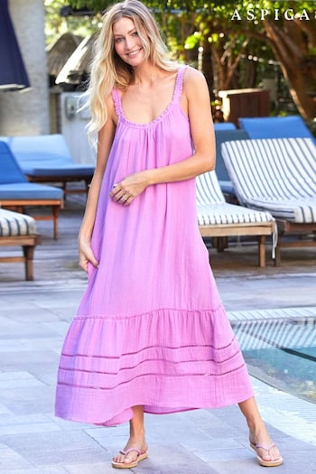 Aspiga Pink Frankie Maxi Dress (422091) | £95