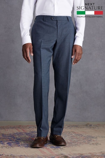 Blue Tailored Fit Signature TG Di Fabio Trim Texture Suit: Trousers (422118) | £90