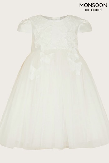Monsoon Baby Natural Flourish 3D Dress (422363) | £52 - £57