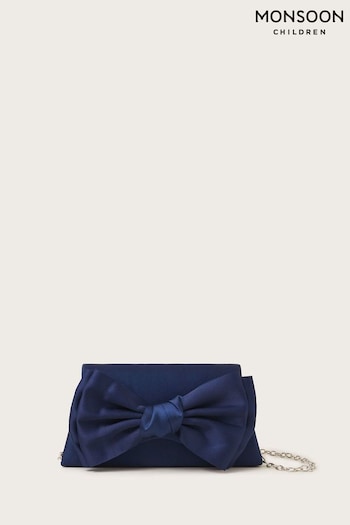 Monsoon Blue Bridesmaid Bow Bag (422484) | £12