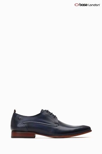 Base London Blue Gambino Lace-Up Derby Shoes (422721) | £65