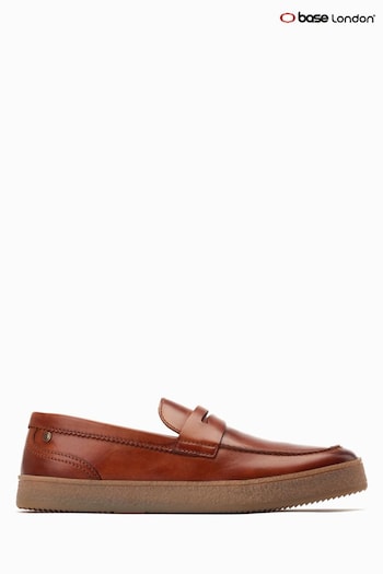 Base London Claude Slip-On Penny Brown Loafers (422792) | £60