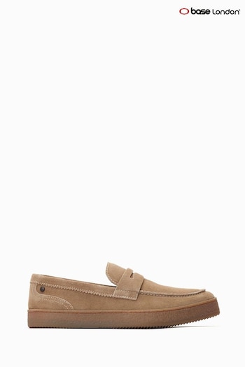 Base London Natural Claude Slip-On Penny Loafers (422795) | £60