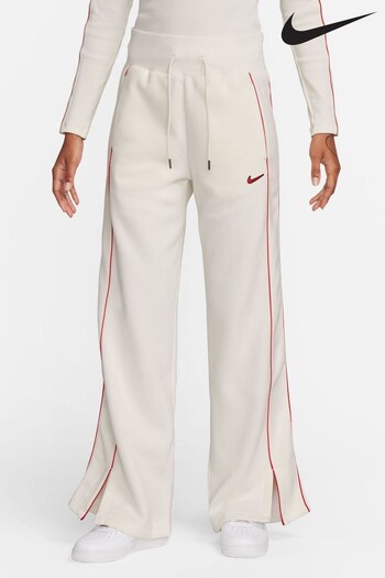 Nike White Side Stripe Fleece Joggers (423064) | £65