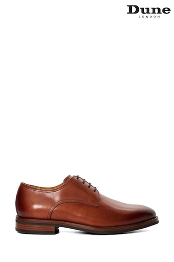 Dune London Sinclairs Almond Toe Lace Up Gibson Shoes (423159) | £130