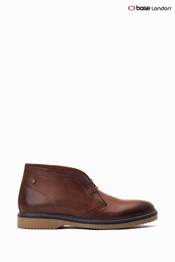 Base London Brown Brody Lace-Up Chukka tal Boots (423245) | £75
