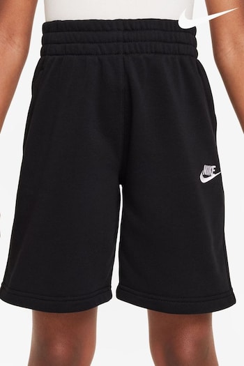 Nike Black Club Fleece French Terry Shorts (423486) | £33