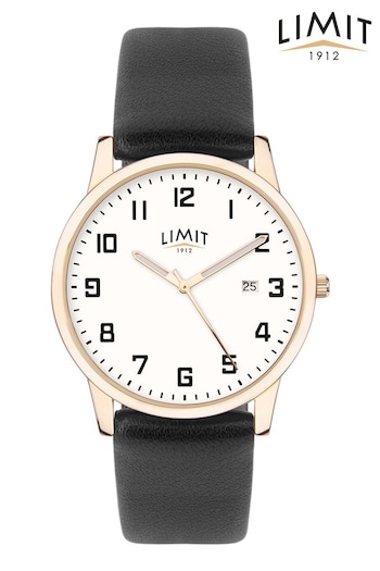 Limit Men’s Classic White Watch (424013) | £25