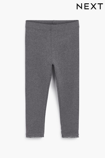 Charcoal Grey Lace Trim Leggings Sport-Shorts (3mths-7yrs) (424690) | £3 - £5
