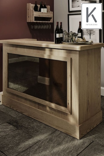 K Interiors Brown Embleton Free Standing Bar (424938) | £1,415