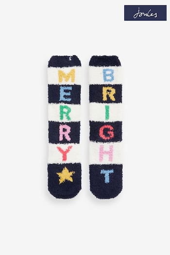 Joules Multi Festive Fluffy Socks (425469) | £6.95