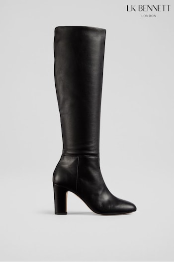 LK Bennett Black Kristen Knee Boots (427125) | £499