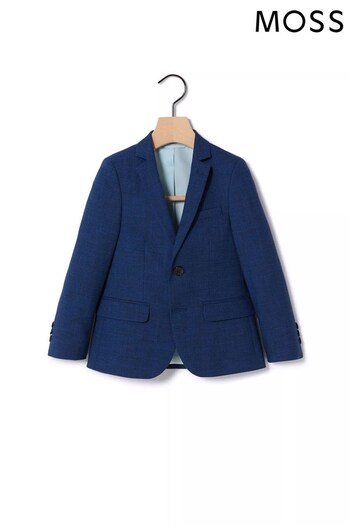 MOSS Boys Blue Slub Jacket (427299) | £55