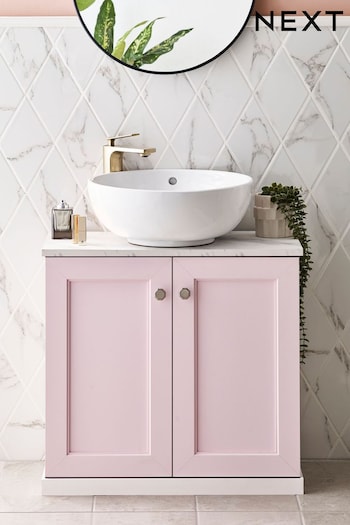 Pink Farnley Panelled Under Sink Storage (427474) | £135