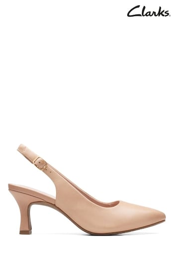 Clarks Pink Leather Kataleyna Step Shoes Celest (428261) | £65