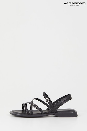 Vagabond Izzy Buckle Black Sandals (428554) | £90