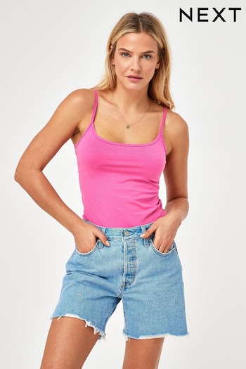 Bright Pink Thin Strap Vest (428659) | £6.50