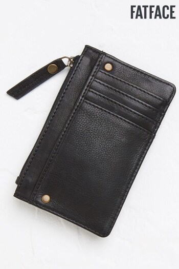 FatFace Black Leather Large Cardholder (428799) | £25