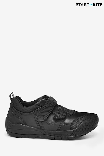 Start-Rite Strike Black Leather School Shoes Narrow Fit (428811) | £50