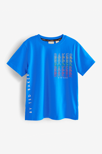 Baker by Ted Baker Blue Graphic T-Shirt (428894) | £16 - £22