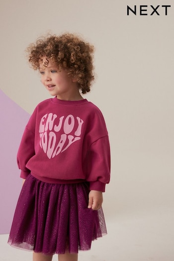 Purple Long Sleeve Sweater and Skirt Set (3mths-7yrs) (429178) | £20 - £24