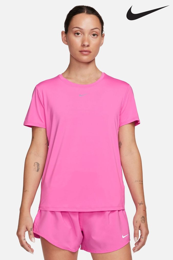 Womens red clearance nike top