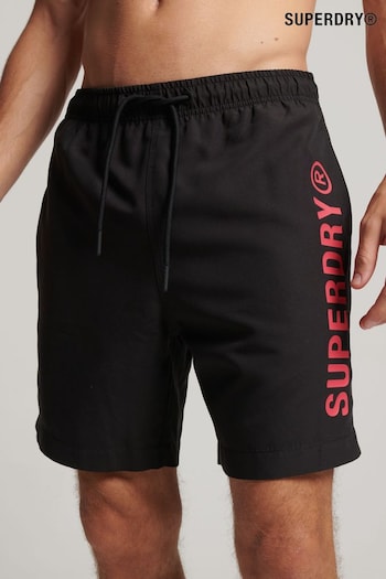 Superdry Black Core Sport 17 Inch Swim Shorts (429788) | £35