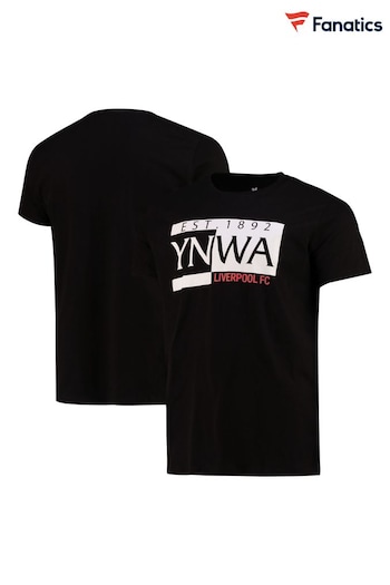 Fanatics Liverpool YNWA Black T-Shirt (429931) | £20