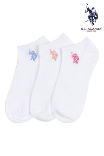 U.S. Polo Assn. Womens Sport Socks 3 Pack (430761) | £13