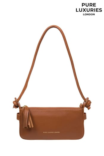 Pure Luxuries London Taylor Nappa Leather Grab Bag (430778) | £39