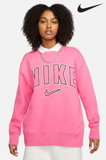 Nike Pink Oversized Phoenix Crew Sweatshirt (431036) | £70