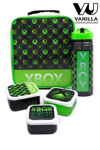 Vanilla Underground Green Xbox Licensing Gaming Lunch Box Set (431386) | £25