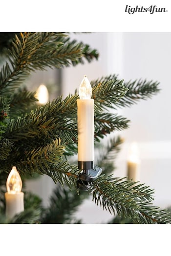 Lights4fun Cream 20 Ivory Christmas Tree Candle Lights (431517) | £55
