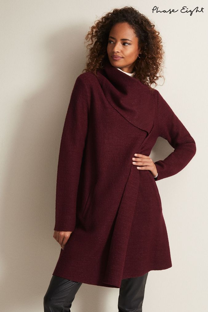 Buy Women s Red Wool Coatsandjackets Online Next UK