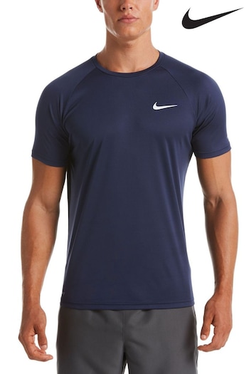 Nike Swim Blue Short Sleeve Hydroguard Rash T-Shirt (431879) | £34