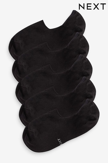 Black 5 Pack Invisible Socks (432075) | £9